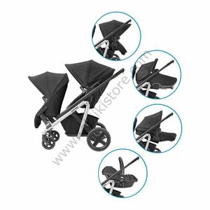 Maxi-Cosi lilla seconda unità di seduta/nomade nero