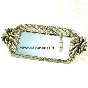 Bandeja de Comida de Acero Inoxidable de la Más Alta Calidad, Pulida a Espejo, Diseño de Lujo para el Hogar y la Cocina, Utensilios para Servir Alimentos - Product Image 2