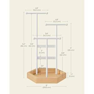 Private Branding Artistic Handcrafted Iron <b>Jewelry</b> Hanger With Leaf Pattern Perfect For Nature <b>Inspired</b> Home Decor And Storage - Product Image 3