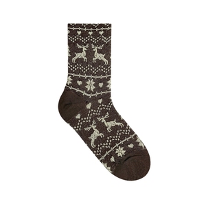 ODM <b>Christmas</b> <b>Socks</b> Reindeer Patterns Warm Cozy <b>Socks</b> <b>for</b> Winter Season Custom Design Multi Color Factory Direct Adjustable - Product Image 1