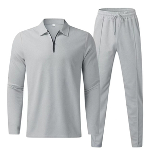 Vêtements de sport pour hommes, ensembles de survêtements de fitness en tissu technique, ensembles de survêtements deux pièces, survêtements de jogging à vendre - Product Image 2