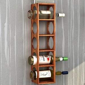 Porte-bouteilles de vin de haute qualité support en bois article décoratif pour la maison et le bar porte-bouteilles de vin - Product Image 4