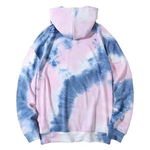 2025 mejores chaquetas de invierno de moda personalizadas Unisex sudaderas con capucha de alta calidad transpirable Tie Dye OEM venta al por mayor sudaderas sólidas para hombres - Product Image 3