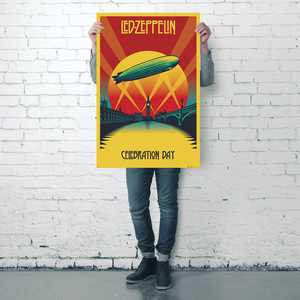 Póster de Led Zeppelin Estilo Art Deco 'Celebration Day' para Decoración de Pared - Product Image 2