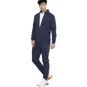 Ensemble de jogging d'hiver pour homme, tissu doux et léger, antibactérien, coupe-vent, extensible dans les quatre sens, respirant, confort de course, décontracté - Product Image 4