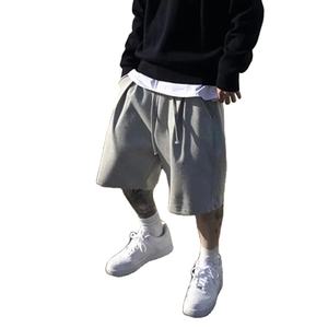 กางเกงขาสั้นลำลองสไตล์อเมริกันสำหรับผู้ชาย ฮิปฮอป แฟชั่นสตรีทแวร์ กางเกงขาสั้นผู้ชาย - Product Image 1