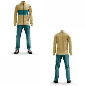 ชุดวอร์มออกกำลังกายคุณภาพสูง ไซส์พลัส สำหรับวิ่งและฟิตเนส คอเสื้อแบบกำหนดเอง แขนยาว ชุดจ็อกกิ้งสำหรับฝึกซ้อมฤดูหนาว พิมพ์ลาย 100% - Product Image 3