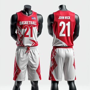 Uniformes de baloncesto RTS, personalizados por sublimación, ropa deportiva para hombre, de secado rápido, transpirable, camisetas de baloncesto de alta calidad. - Product Image 5