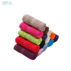 Spa Guest Face Towel Serviette en coton doux Logo personnalisé Très absorbant Chambre d'hôtel Utilisation Durable Confort Peau - Product Image 1