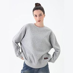 OEM personalizado 100% alta calidad colorido mujer clásico cuello redondo sudadera 100% algodón polar 280 GSM - Product Image 1
