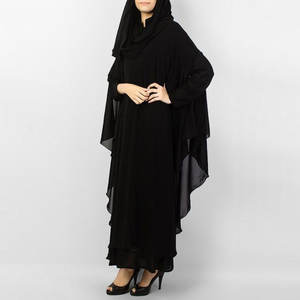 Jilbab Abaya ผู้หญิงมุสลิมสีพื้น,สินค้ามาใหม่ปี2022สวมใส่สบายระบายอากาศได้ดีสำหรับผู้หญิง Jilbab - Product Image 5