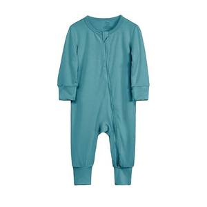 Mameluco orgánico de bambú personalizado para bebé, ropa de algodón de bambú para recién nacido con pie sólido - Product Image 3