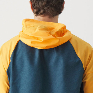 Veste coupe-vent en toile pour homme avec capuche, style nouveau, respirante, couleur personnalisée, devant uni, vente directe d'usine, service OEM - Product Image 5