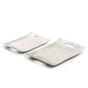 Gran oferta, bandeja para servir de la mejor calidad, bandejas decorativas de Metal macizo, uso en el hogar, restaurante y decoración de hoteles - Product Image 2