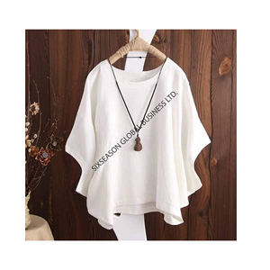 Custom Logo <b>Vest</b> Winter Ladies High Quality Export Oriented Wholesale Casual <b>Long</b> <b>Sleeved</b> Dresses 100% Cotton O-Neck Bangladesh - Product Image 1