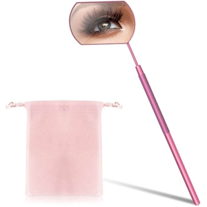 New Shape Pretty Memory Large Lash <b>Mirror</b> Stainless Steel Eyelash <b>Mirror</b> <b>Makeup</b> <b>Mirror</b> Lash Accessories - Product Image 2