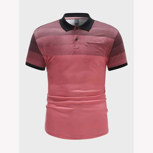 Polos d'été 100% coton de haute qualité pour hommes, polos personnalisés grande taille à manches courtes avec motifs imprimés, en vente - Product Image 5