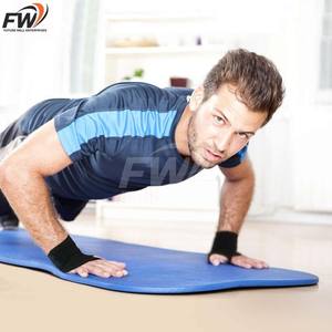 Bandes de poignet personnalisées pour le fitness, entraînement croisé, musculation, haltérophilie, gym, en tissu noir pour CrossFit - Product Image 3