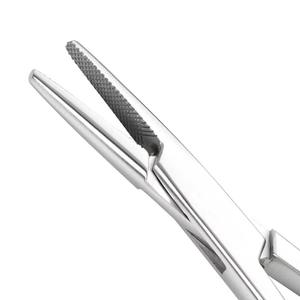 Portaagujas Microvascular Manual de Acero Inoxidable 100% Resistente a la Oxidación, Punta en Forma de Oliva, Angulada, Venta al por Mayor de Fábrica - Product Image 2