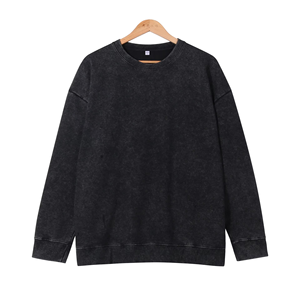 เสื้อสเวตเตอร์คอลูกเรือปักลายวินเทจสำหรับผู้ชายสำหรับฤดูใบไม้ร่วง - Product Image 6