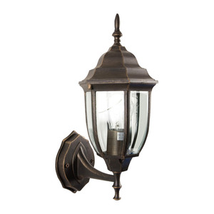 Lanterna Bombay con Braccio in Bronzo Anticato - Product Image 1