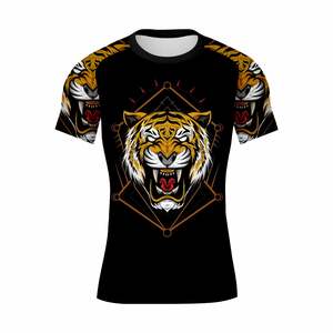 Rash Guard d'entraînement à manches longues et respirant pour hommes taille personnalisée vente en gros de Rash Guard pour hommes - Product Image 1