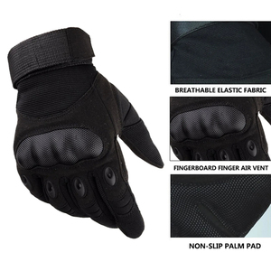 Guantes de motocicleta para deportes al aire libre de alta resistencia, protección impermeable a prueba de viento, transpirable, antideslizante, diseño de dedo completo de La Palma, Unisex - Product Image 4