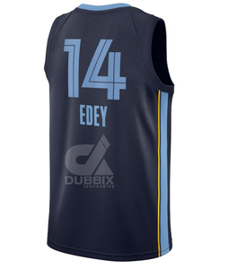 Maillot de basket-ball Memphis 2024-25, haute qualité, 100% polyester, logo personnalisé cousu, broderie 3D, uniforme d'équipe pour la saison d'hiver - Product Image 6