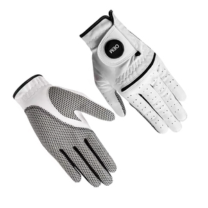 Best Supplier Anti Slip Pure Sheepskin Leather Golf <b>Gloves</b> Unique Design Breathable Cabretta Custom Logo Sports Usage <b>For</b> Hands - Product Image 4