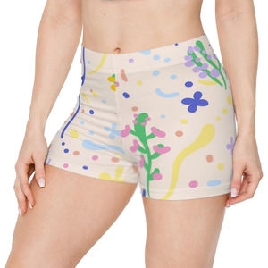 Fitness Style Best Selling Customized Fashionable New Style <b>Shorts</b> For <b>Women</b> <b>Women's</b> <b>Shorts</b> With Ruffles - Product Image 1