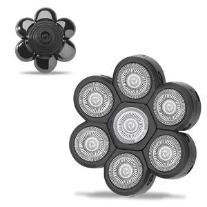 Cabezales de Repuesto para Afeitadora Eléctrica Impermeable IPX7, Afeitadora Rotatoria de Triple Cuchilla para Uso en Seco y Húmedo, Lavable para Cara y Cuerpo - Product Image 6