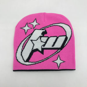 หมวกบีนนี่ถักผ้าแจ็คการ์ดใส่ได้ทั้งชายและหญิงสินค้ามาใหม่พร้อมโลโก้ที่กำหนดเอง - Product Image 1