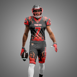 2025 Mejor precio OEM ODM Uniforme de entrenamiento de fútbol americano Paquete Clubes adultos Equipos XL Uniformes Número en blanco Cosido Corto - Product Image 2