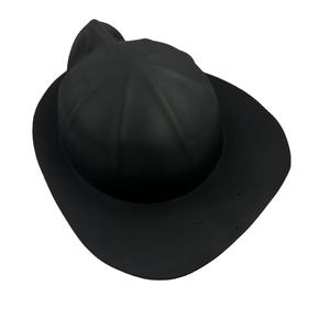 Noir uni teint EVA personnalisé en gros doux imperméable ignifuge mousse Cosplay fête tête accessoires pompier jouet pompier chapeau - Product Image 1