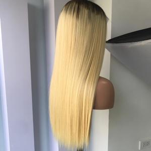 LINU Blonde Virgin Vietnamese Human Hair Lace Front <b>Long</b> Wine <b>Wig</b> Double Drawn 250% Density for Base HD Multi-Color Options - Product Image 4