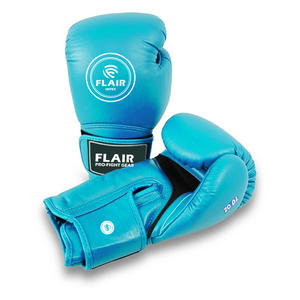 Gants de boxe de compétition grande taille en cuir PU de haute qualité Ensembles respirants avec logo personnalisé Équipement de boxeur professionnel - Product Image 5