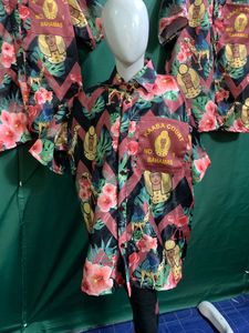 FILLE DE SPHINX CHEMISE À BOUTONS CHEMISE MASONIQUE SHRINER SUBLIMATION TEMPLE SHIRT MARRON - Product Image 3