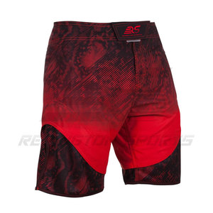 Mma shorts short de combat 92% polyester 8% élasthanne logos personnalisés fabriqués au Pakistan - Product Image 3