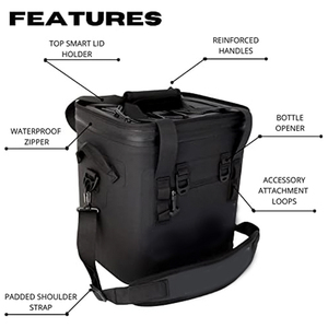 Tùy chỉnh cắm trại ngoài trời đi bộ đường dài không thấm nước rò rỉ bằng chứng cách nhiệt thực phẩm mềm Túi lạnh - Product Image 4