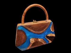 Hot Bán 100% Indonesia Nguồn Bằng Gỗ Nhựa Người Phụ Nữ Độc Đáo Độc Quyền Hiện Đại Cổ Điển Thời Trang Va Li Tay Túi Ly Hợp Ví - Product Image 2