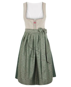 Robe pour femmes de haute qualité, très demandée, brodée, en polyester et coton mélangés, emballage privé allemand, dirndl léopard pour femmes - Product Image 5