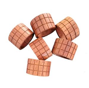 Différentes formes Rond de serviette en bois Forme ronde Rond de serviette en bois massif de haute qualité de dessus de table de meilleure qualité - Product Image 6