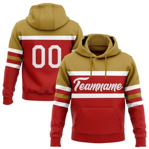 Sweat-shirts à capuche en molleton de coton pour homme, imprimés sur mesure, avec poche et fonction de séchage rapide - Product Image 1
