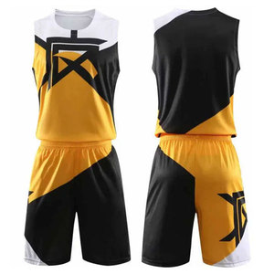 Uniformes de Baloncesto Personalizados de Primera Calidad para Hombre, Camisetas Transpirables con Impresión por Transferencia de Calor 100% - Product Image 1