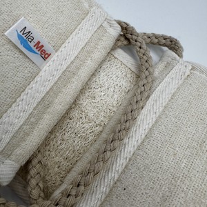 MIA MED's Eco-Friendly Biodegradable Natural Loofah Body Scrub Simple Long Bath Shower Tool en embalaje a granel de etiqueta privada - Product Image 3