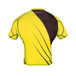 Vente en gros Rashguard en spandex extensible imprimé personnalisé Manches longues Logo Sublimation Protection solaire Léger Durable MMA Gear - Product Image 3