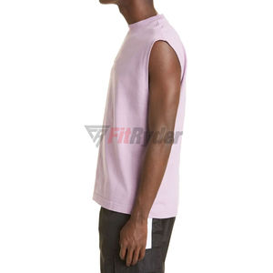 Débardeur de fitness de haute qualité pour hommes Design tricoté respirant Style décontracté Tarif de gros OEM Fabriqué au Pakistan - Product Image 2