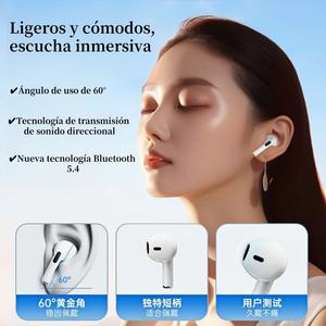 Audífonos Intrauditivos Inalámbricos A9 Pro con Cancelación de Ruido, Pantalla a Color con Control Táctil, Bluetooth 5.4 - Product Image 1