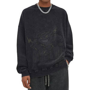 Sweatshirts d'été à logo personnalisé OEM Sweatshirts unisexes 100% coton à col rond Pullover Blank Plain Hoodies Sweatshirts Hommes Oversize - Product Image 1