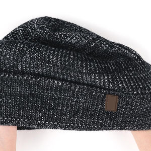 Vente en gros de bonnets en laine tricotée jacquard pour l'hiver, qualité supérieure, épais, chauds, pour l'extérieur, prix bas - Product Image 2